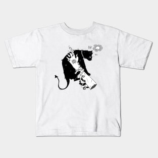 Halloween kitty Kids T-Shirt